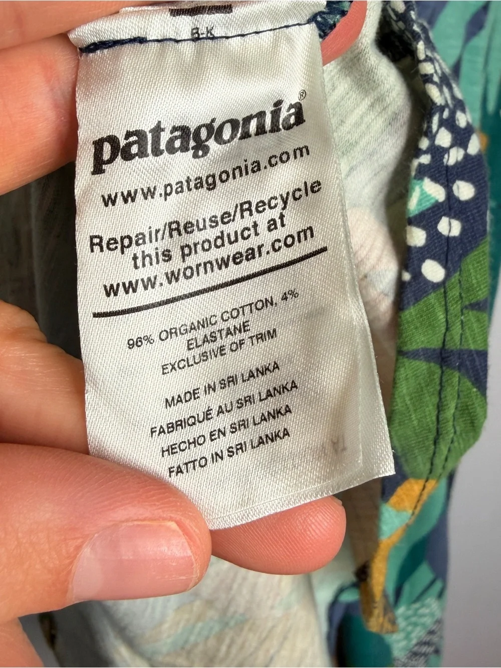 Patagonia Tropical V-Neck Sundress Strappy Athleisure Dress Large - Picture 6 of 9